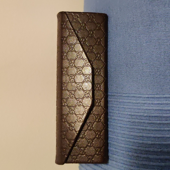 Unisex Gucci trifold glasses case GG monogrammed - Picture 8 of 12